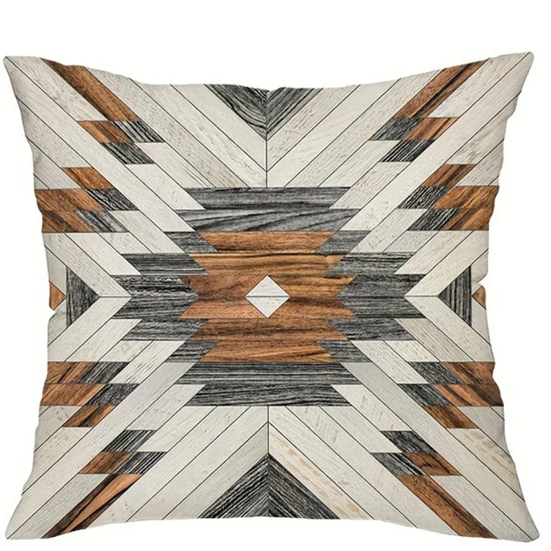 Axyaa Geometric Pattern Pillowcase for Modern Home Decor