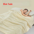 Axyaa Solid Color 5D Embossed Knitted Summer Quilt - Washed Cotton Cool Quilt