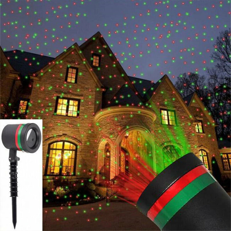 Axya Snowflake Christmas Projector Lights: Rotating Laser Holiday Decoration