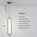 Axyaa LED Pendant Chandelier, Modern Minimalist Gold Black Hanging Lamp