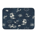 Axyaa Nautical Compass Anchor Rudder Printed Small Non-slip Doormat