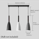 Axyaa Nordic Style Minimalist Single & Triple Head Chandelier for Home, Restaurant, and Bar