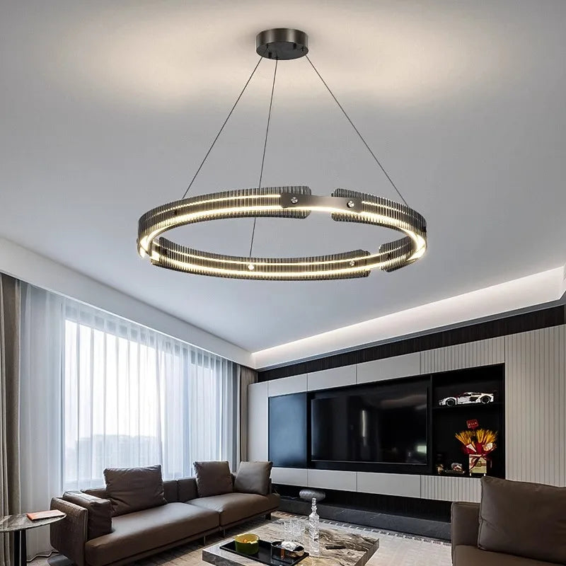 Modern Nordic Dining Room Pendant Light Chandelier by Axyaa