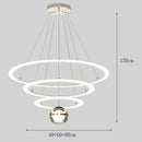 Axyaa Salon Chandelier Pendant Light Fixture for Dining Room Indoor Lighting