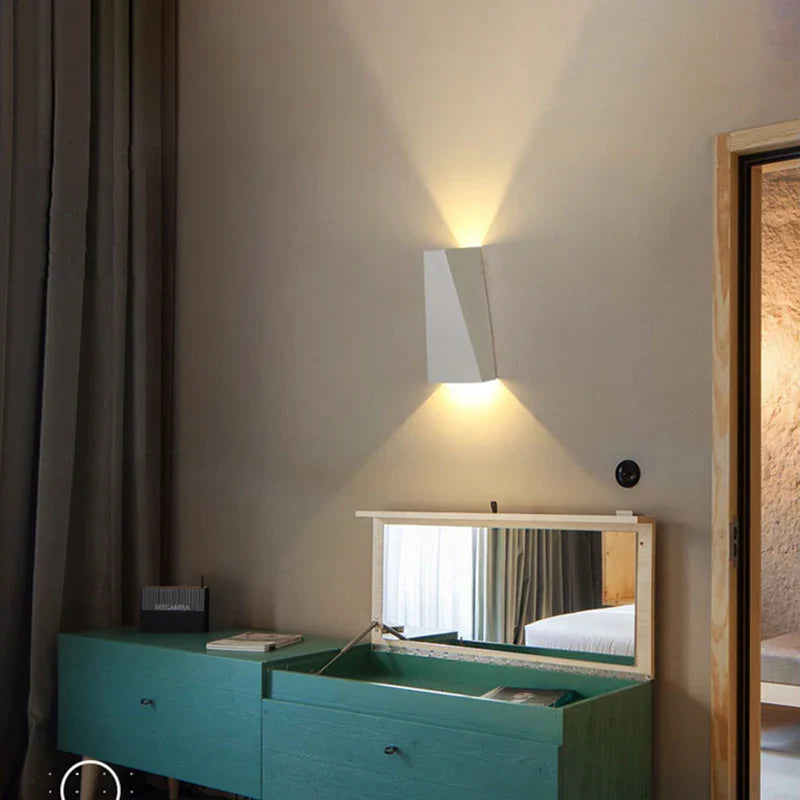 Axyaa Modern Minimalist LED Wall Lamp - Bedside Reading Lights for Bedroom and Living Room