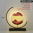 Axyaa Rotating Sand Art Table Lamp with LED Lighting