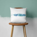 Axyaa Green Heart Leaf Pattern Pillowcase - Home Decor Pillow Case