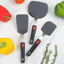 Axyaa Silicone Spatula for Non Stick Pots - High-temp Household Stir Fry Utensil