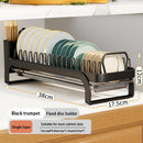 Axyaa Pull-out Dish Drainer Storage Rack for Kitchen Sink Cabinet - Organizer Holder