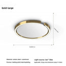Axyaa Modern Ring LED Ceiling Chandelier for Bedroom Dining Room Study
