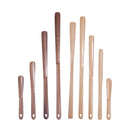 Axyaa Black Walnut Shoe Puller, Long Handle Shoe Wearing Device