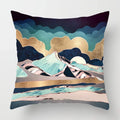 Axyaa Nordic Moon Metal Painting Pillowcase for Home Sofa Decor - 40*40 & 60*60
