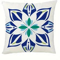 Floral Pattern Throw Pillow Covers by Axyaa for Sofa, Bedroom, Car