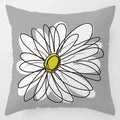 Axyaa You are My Sunshine Yellow Gray Chevron Words Decorative Pillow Covers
