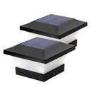 Axyaa Solar Fence Light: Bright Outdoor IP65 Garden Lamp for Courtyard, Gate, Wall