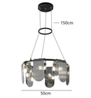 Axyaa Vintage Pendant Ceiling Chandelier for Indoor Dining Room and Living Room Lighting