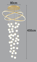 Axyaa Modern LED Pendant Chandeliers for Home Staircase Decor