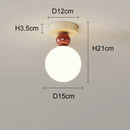 Axyaa LED Round Ceiling Light: Modern Room, Balcony, Aisle, Cloakroom Lighting, Home Decoration