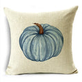 Big Blue Pumpkin Bike White Pillowcase Set for Home Decor - Axyaa