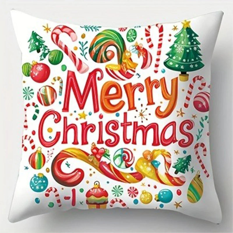 Axyaa Christmas Santa Claus Gift Pillowcase Set