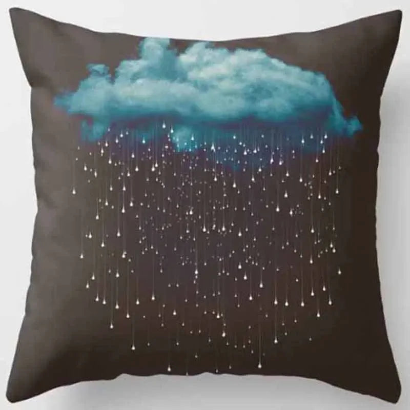 Axyaa Starry Night Pillowcase Set - High Quality Square Cover