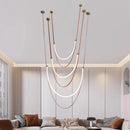 Axyaa Modern Dining Room Pendant Light LED Chandelier Decorative Ceiling Lamp