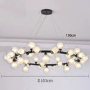 Axyaa Modern LED Pendant Chandeliers for Living and Dining Room Lighting
