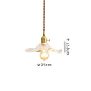 Axyaa Nordic Glass Chandelier LED Pendant Lamp, Modern Art Hanging Light