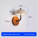 Axyaa Wabi Sabi Stone Wall Lamp: French Retro Minimalist Design for Bedroom, Staircase & Hallway