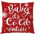 Christmas-Themed Digital Print Pillowcases by Axyaa - Perfect for Sofa, Bedroom, Car
