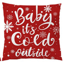 Christmas-Themed Digital Print Pillowcases by Axyaa - Perfect for Sofa, Bedroom, Car