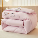 Axyaa White Wool Quilted Comforter for King/Queen Size Bed - Luxurious Warmth