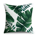 Axyaa Tropical Plant Leaves Pillowcase 45*45cm