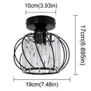 Axyaa Crystal LED Ceiling Lamps: Minimalist Lighting Fixtures for Bedroom, Living Room, Corridor