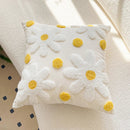Axyaa Nordic Fresh Flower Embroidered Pillowcase - Home Decor Sofa Cushion Cover
