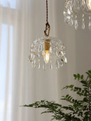 Axyaa Neoclassical Floral Chandelier & Brass Wall Lamp Set for Luxury Lighting