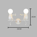 Axyaa Cute Doll Wall Light for Bedroom - LED Indoor Sconce Home Decors
