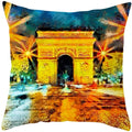 Axyaa French Landscape Pillowcase: Custom European-style Cushion Cover for Home Decor