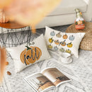 Axyaa Autumn Home Pumpkin Pillow Cover 30X50cm for Sofa Decor