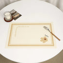 Axyaa Nordic Leather Dinner Mats Heat Insulation Home Decoration Table Placemat