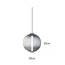 Axyaa Modern Glass Chandelier LED Pendant Lights for Dining Room & Home Decor
