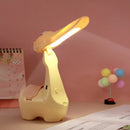 Axyaa Alpaca LED Desk Lamp with Pen Holder – Kids' Study Table Light