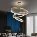 Axyaa Modern Luxury Gold and Black Chandelier for Home Decor