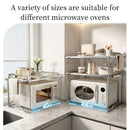 Axyaa Microwave Oven Rack & Seasoning Organizer Shelf - 2 Layers