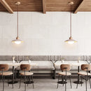 Axyaa Wood Cream Chandelier Retro Indoor Pendant Lamp Decor Lighting