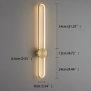 Axyaa Nordic LED Wall Sconce: Modern Luxury Indoor Lighting for Home Decor
