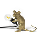 Axyaa Animal LED Table Lamp - Modern Mouse Cat Squirrel Night Light Fixture