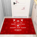 Axyaa Christmas & New Year Home Decor Door Mat - Anti-Slip Floor Rug