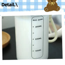 Axyaa Glass Water Bottle With Lid Scales, 430ml Portable Tumbler
