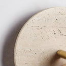 Axyaa Rotatable LED Wood Wall Sconce, Retro Stone Design, Stone Background, Indoor Room Decor